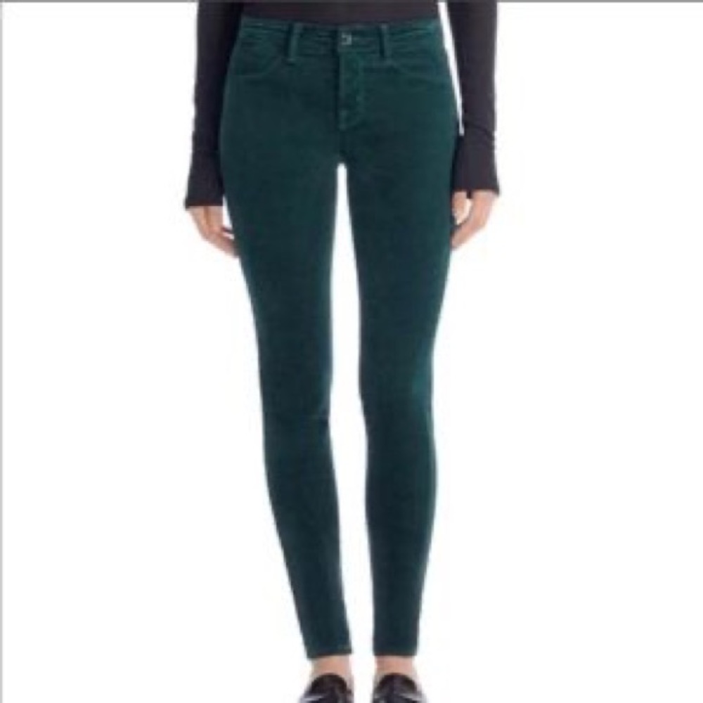 NWT Size 23 J Brand Velvet Turquoise